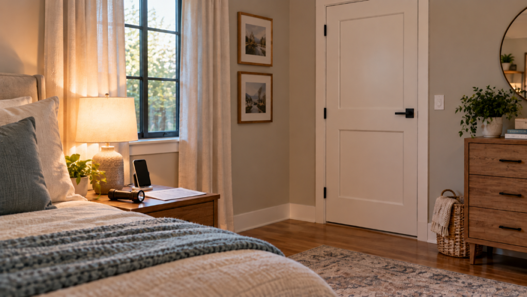 Creating safe spaces at home without panic using a secure room, simple supplies, and calm family routines