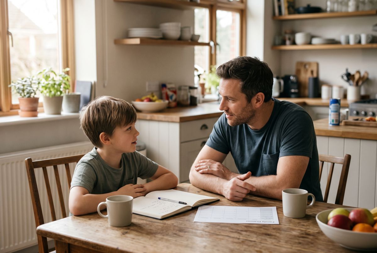 How to talk to kids about safety calmly through reassuring conversations and simple family routines